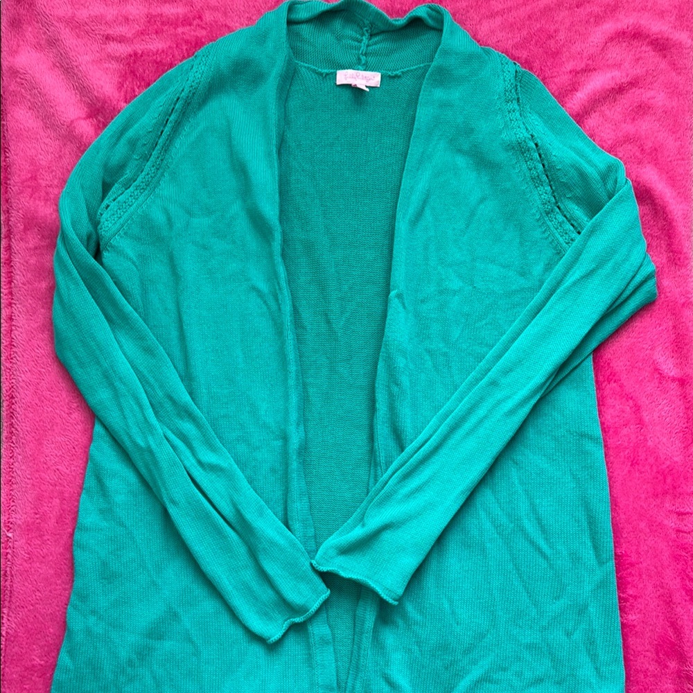 Lilly Pulitzer Green Cardigan Sweater